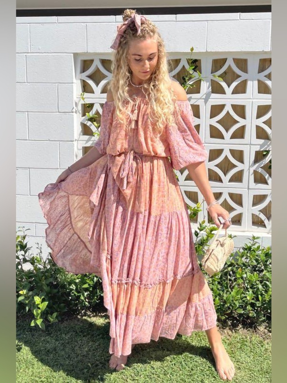 Spell And The Gypsy Rae Gown in peach
